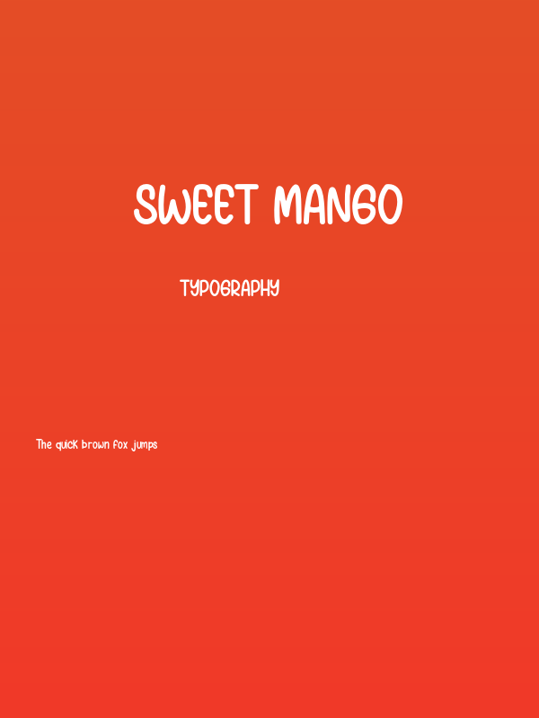 Sweet Mango Poster