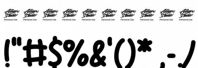 Sweet Maple - Personal Use フォント その他の文字