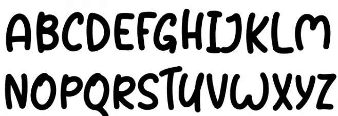 Sweet Maple - Personal Use Schriftart Groß