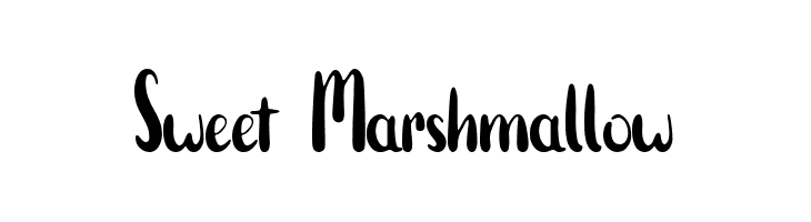 Sweet Marshmallow  नि: शुल्क फ़ॉन्ट्स डाउनलोड
