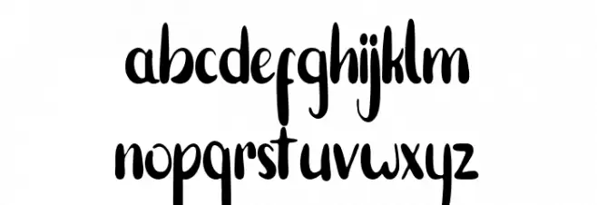 Sweet Marshmallow फ़ॉन्ट लोअरकेस