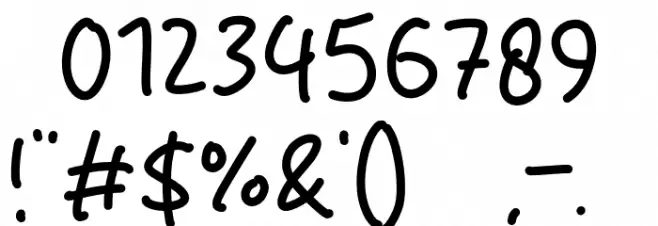 Sweet Melon Font OTHER CHARS