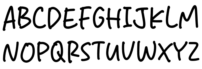 Sweet Melon Schriftart Groß