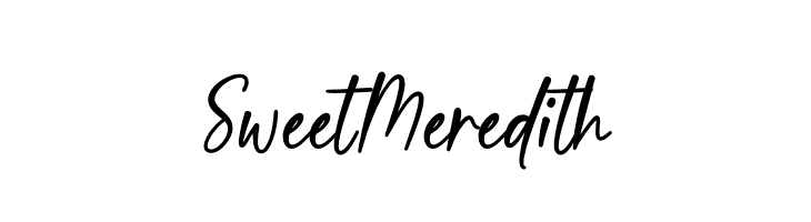 Sweet Meredith Font - FFonts.net