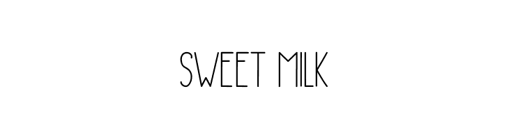 Sweet Milk  免费字体下载