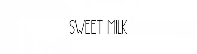 Sweet Milk  नि: शुल्क फ़ॉन्ट्स डाउनलोड