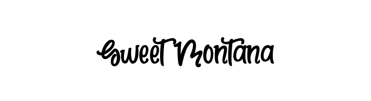 Sweet Montana  Скачать бесплатные шрифты