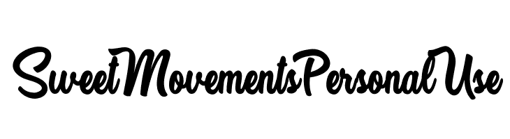 Sweet Movements Personal Use   Descarca Fonturi Gratis