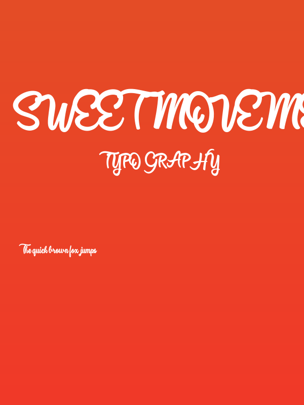 Sweet Movements Personal Use  Poster