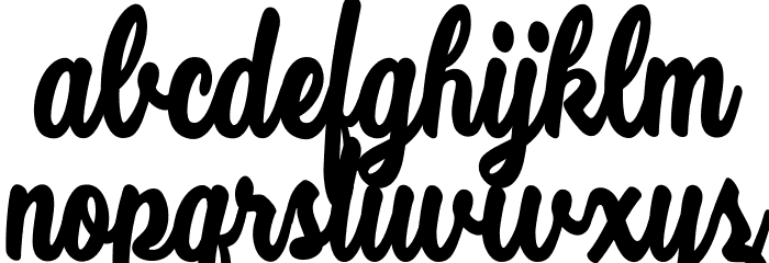 Sweet Movements Personal Use Font LOWERCASE