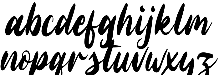 Sweet Nervous Font LOWERCASE