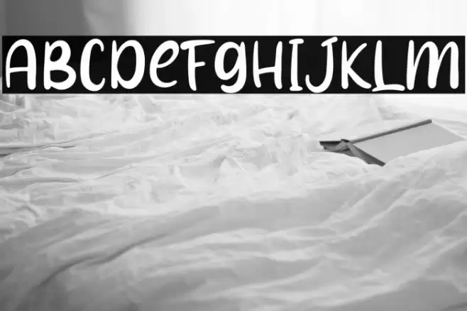 Sweet Night - Personal Use Font examples