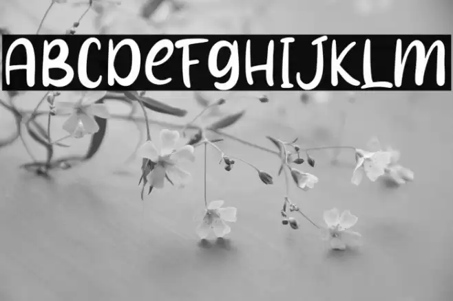 Sweet Night - Personal Use Font examples