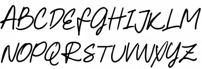 Sweet Note Font Litere mari