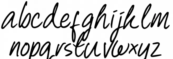 Sweet Note Font Litere mici