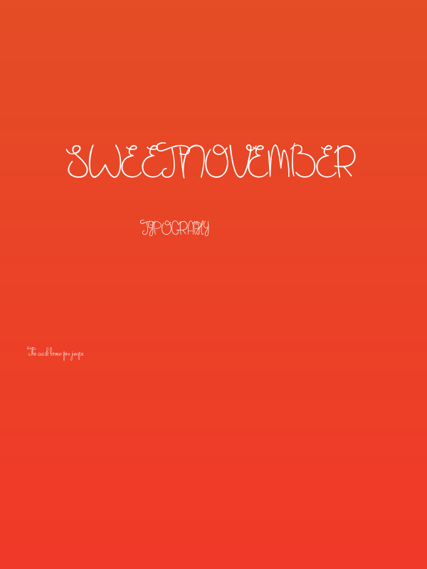 Sweet November Poster