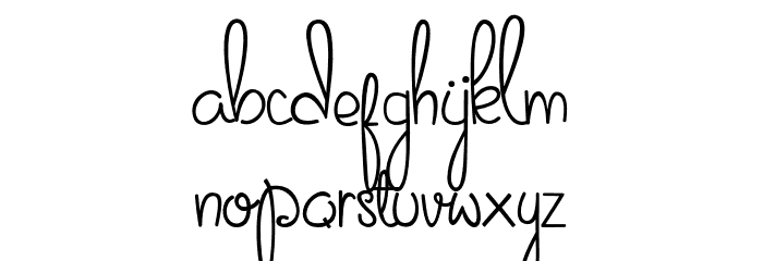 Sweet November Font LOWERCASE