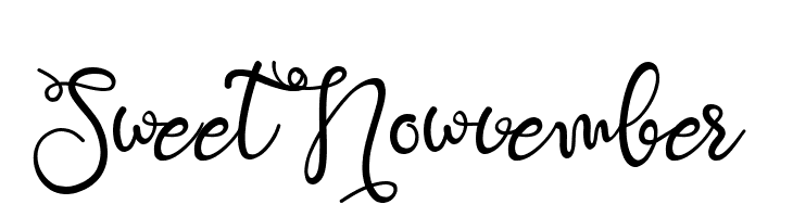 Sweet Nowvember  لخطوط تنزيل