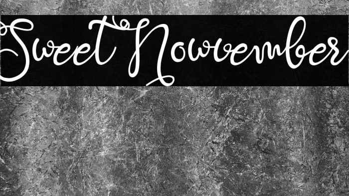 Sweet Nowvember Example 3