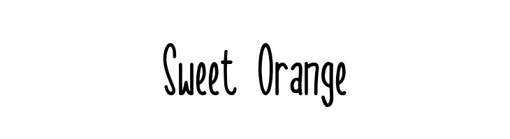 Sweet Orange  Frei Schriftart Herunterladen