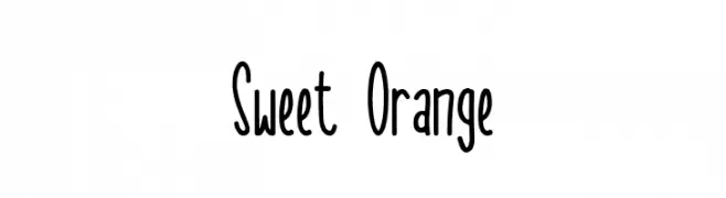 Sweet Orange  لخطوط تنزيل