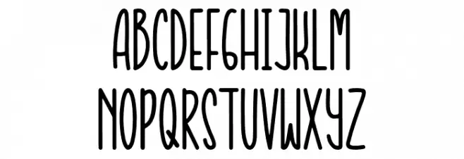 Sweet Orange Schriftart Groß