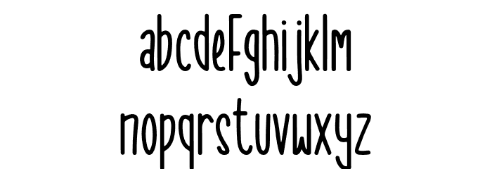 Sweet Orange Font LOWERCASE