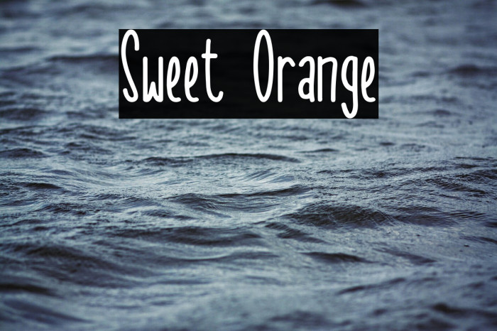 Sweet Orange Example 2