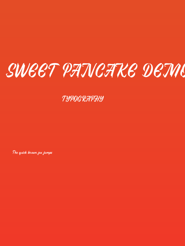 Sweet Pancake DEMO Poster