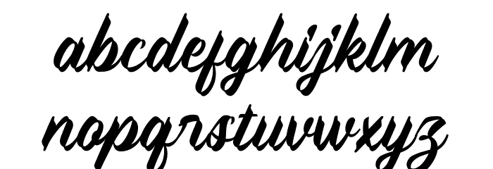 Sweet Pancake DEMO Font LOWERCASE