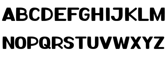 Sweet Pancakes Font UPPERCASE