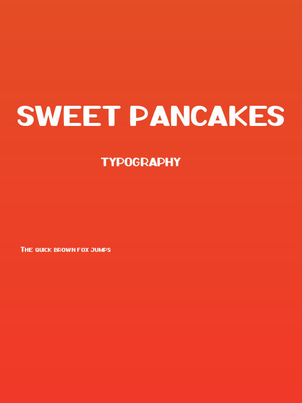 Sweet Pancakes Poster