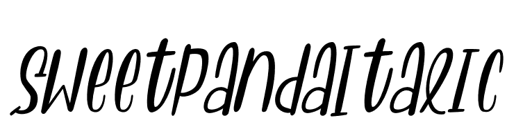Sweet Panda Italic  नि: शुल्क फ़ॉन्ट्स डाउनलोड
