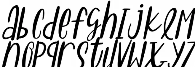 Sweet Panda Italic Fuentes MINÚSCULAS