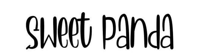 Sweet Panda  font caratteri gratis