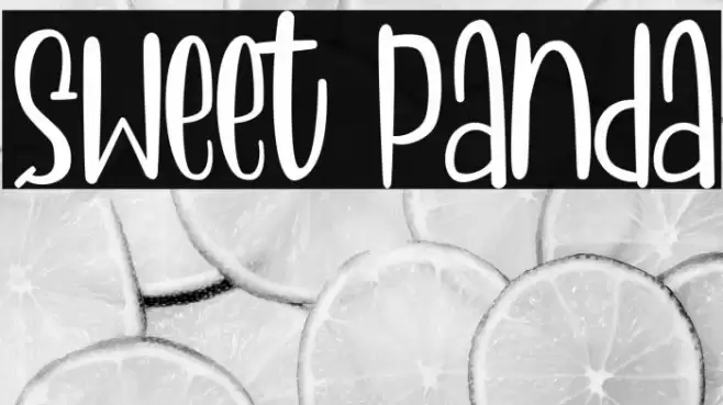 Sweet Panda Font examples