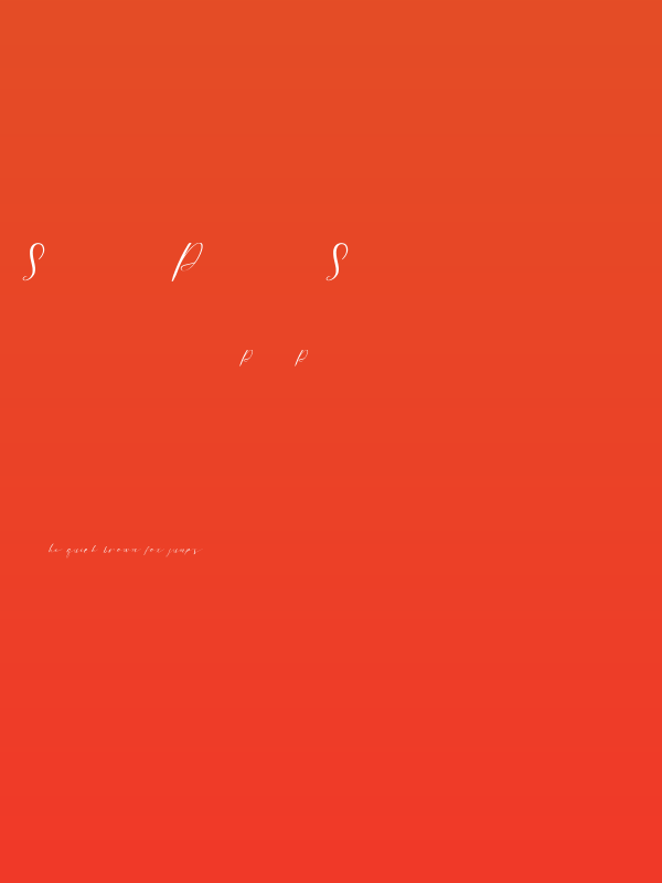 Sweet Patterson DEMO Regular Poster