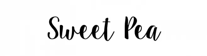 Sweet Pea  Frei Schriftart Herunterladen