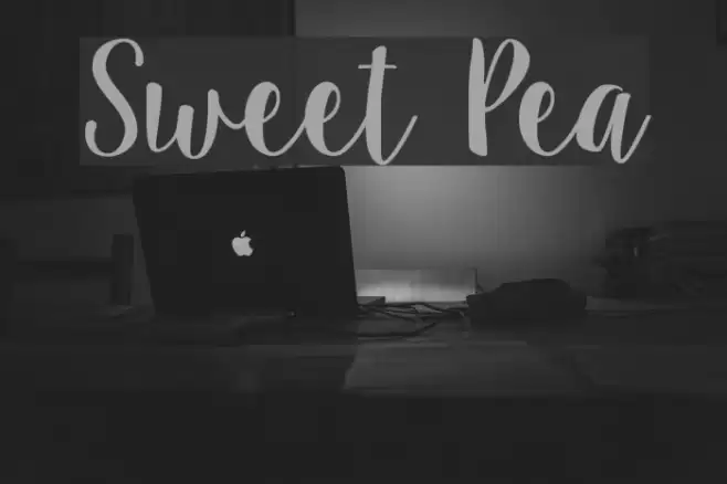 Sweet Pea Font examples