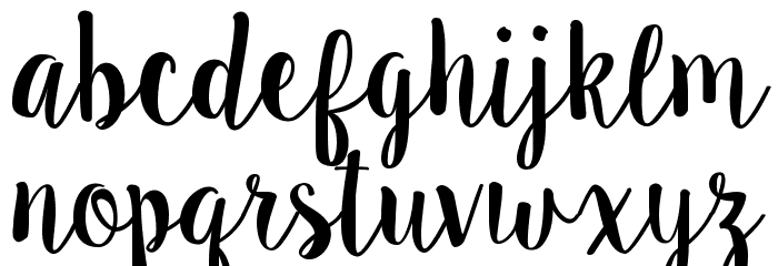 Sweet Pea Font LOWERCASE