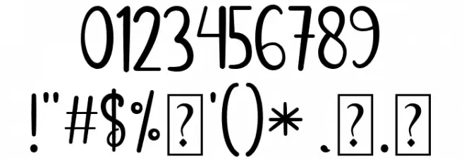 Sweet Peach Font OTHER CHARS