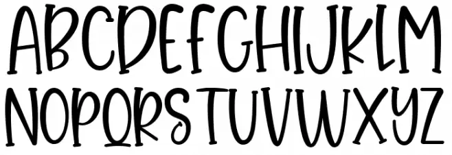 Sweet Peach Schriftart Groß