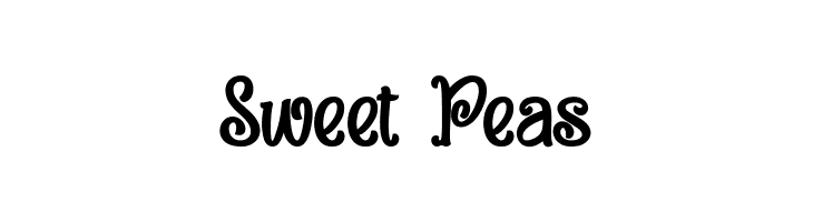 Sweet Peas  नि: शुल्क फ़ॉन्ट्स डाउनलोड