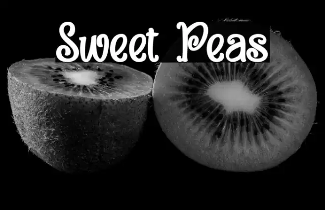 Sweet Peas Font examples