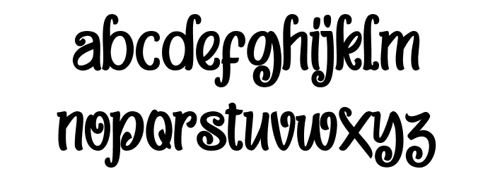 Sweet Peas Font LOWERCASE
