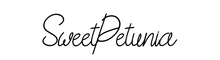 Sweet Petunia  フリーフォントのダウンロード