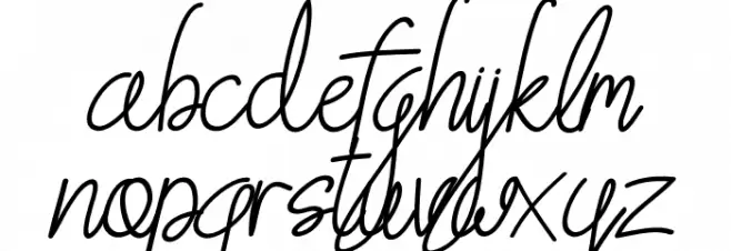 Sweet Petunia خط أحرف صغيرة