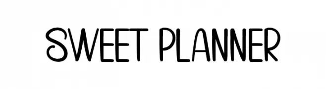 Sweet Planner  Frei Schriftart Herunterladen