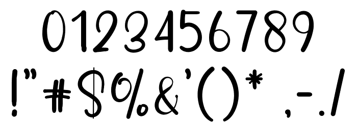 Sweet Planner Font OTHER CHARS