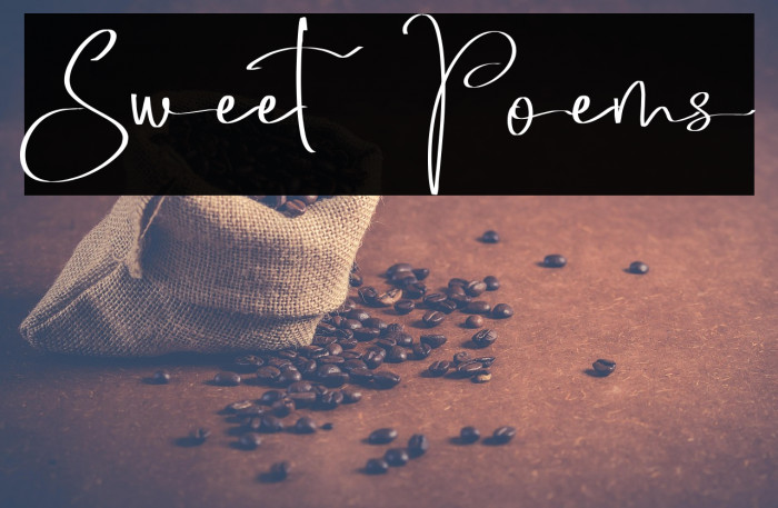 Sweet Poems Example 2